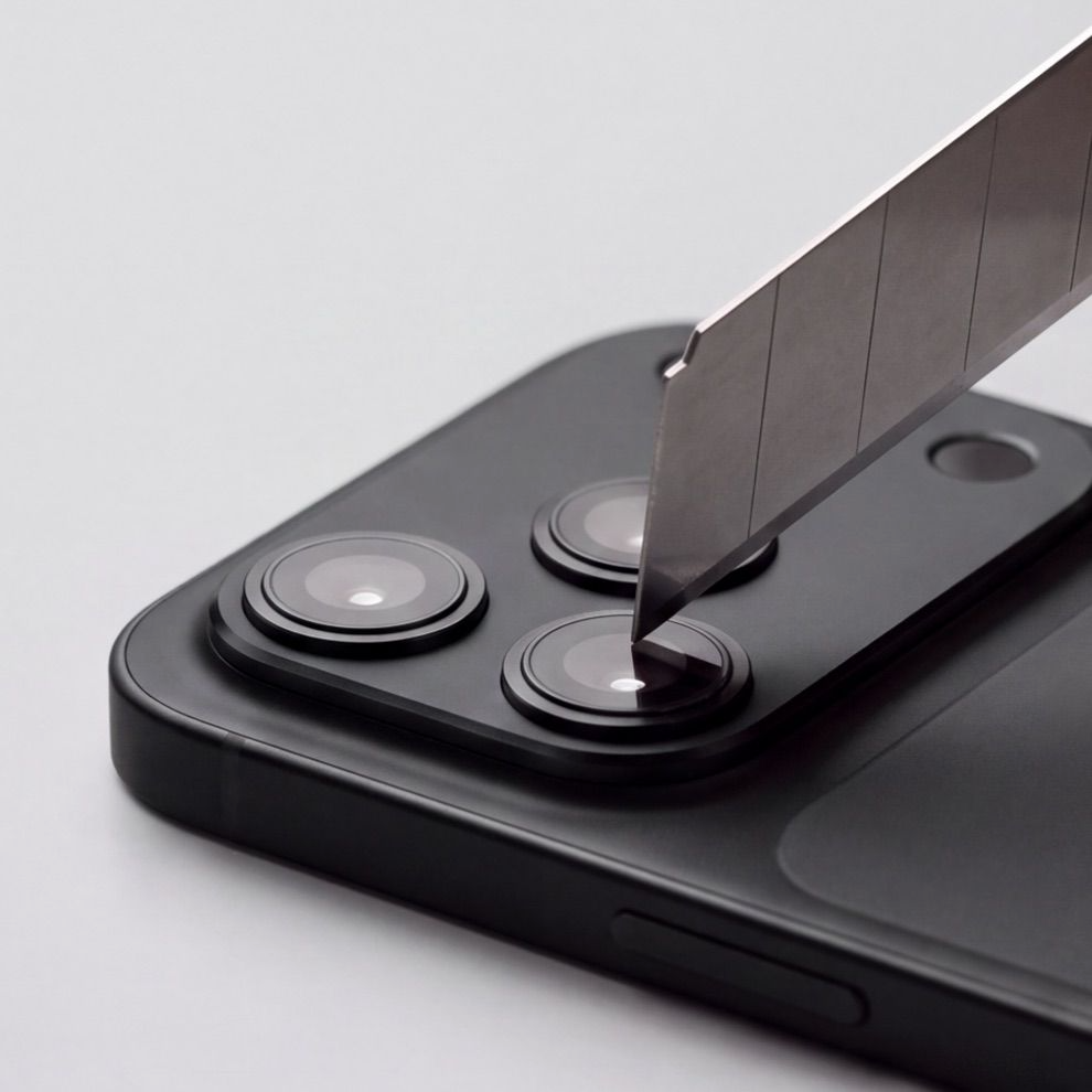 Προστατευτική θήκη κάμερας πίσω Tech-Protect Camalloy Fit+ για Apple iPhone 18 Pro Max, Αλουμίνιο, Μαύρο