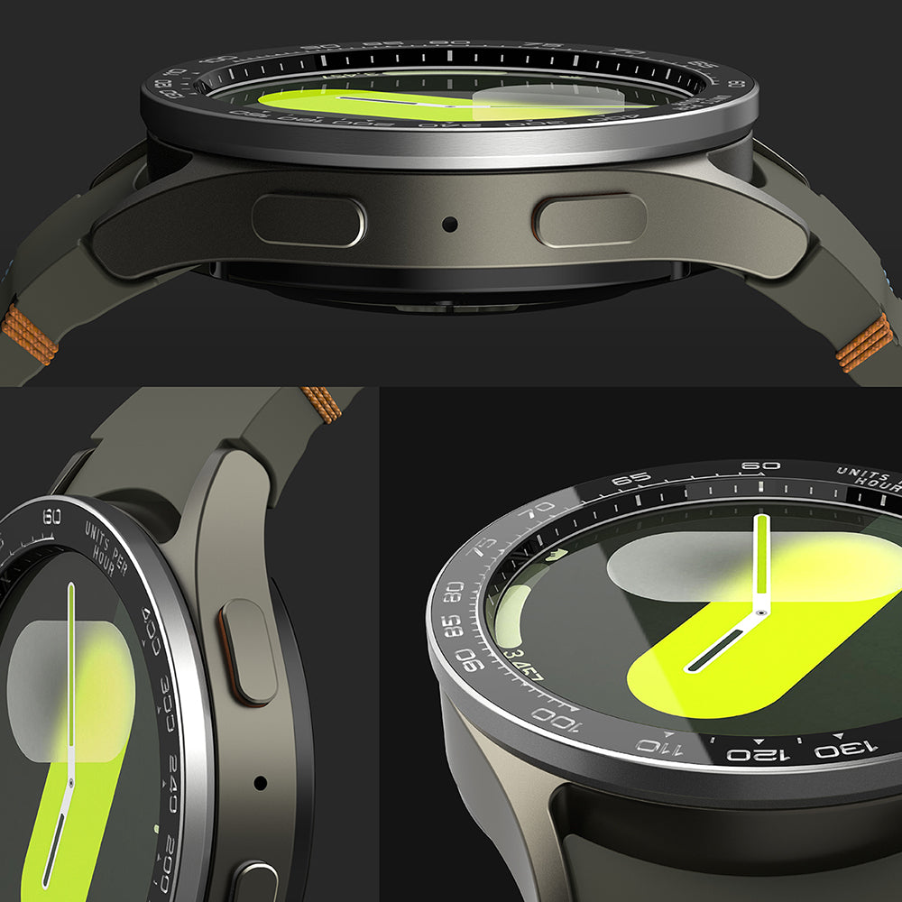 Πλαίσιο Προστασίας Ringke Premium Styling για Samsung Galaxy Watch7 44mm, Μοντέλο 1, Μαύρο