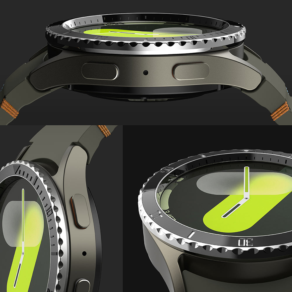 Πλαίσιο Προστασίας Ringke Premium Styling για Samsung Galaxy Watch7 44mm, Μοντέλο 4, Μαύρο