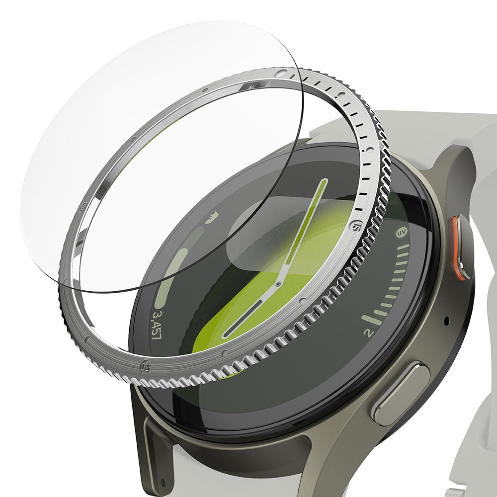 Πλαίσιο Προστασίας Ringke Styling για Samsung Galaxy Watch7 40mm, Μοντέλο 7, Ασημί