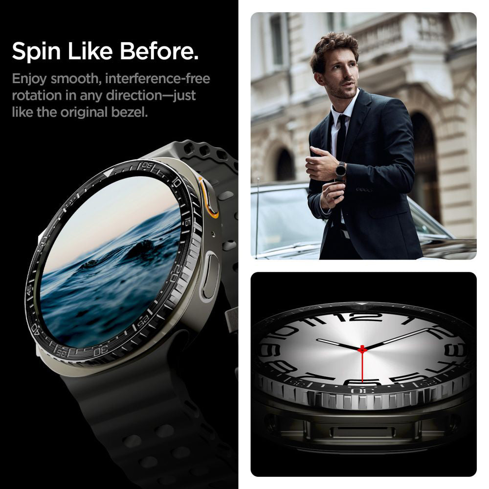 Πλαίσιο Προστασίας Spigen Tune Diver για Samsung Galaxy Watch8 44mm, Μαύρο ACS10008