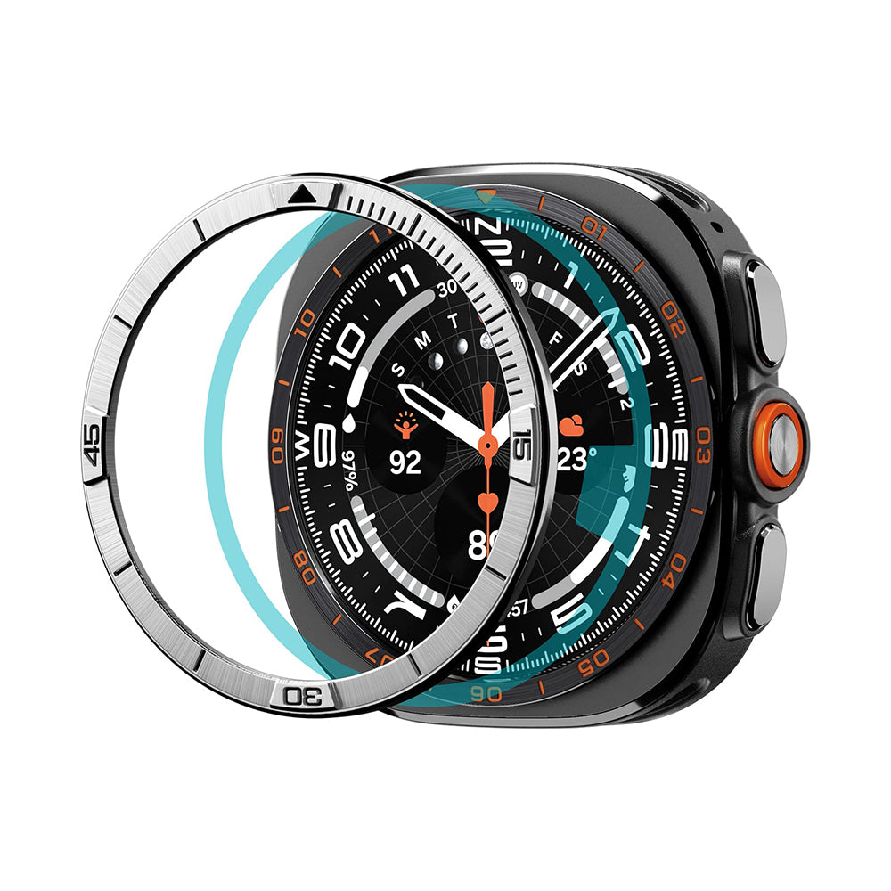Προστατευτικό πλαίσιο Spigen Tune Pilot για Samsung Galaxy Watch Ultra2, Ασημί ACS11616