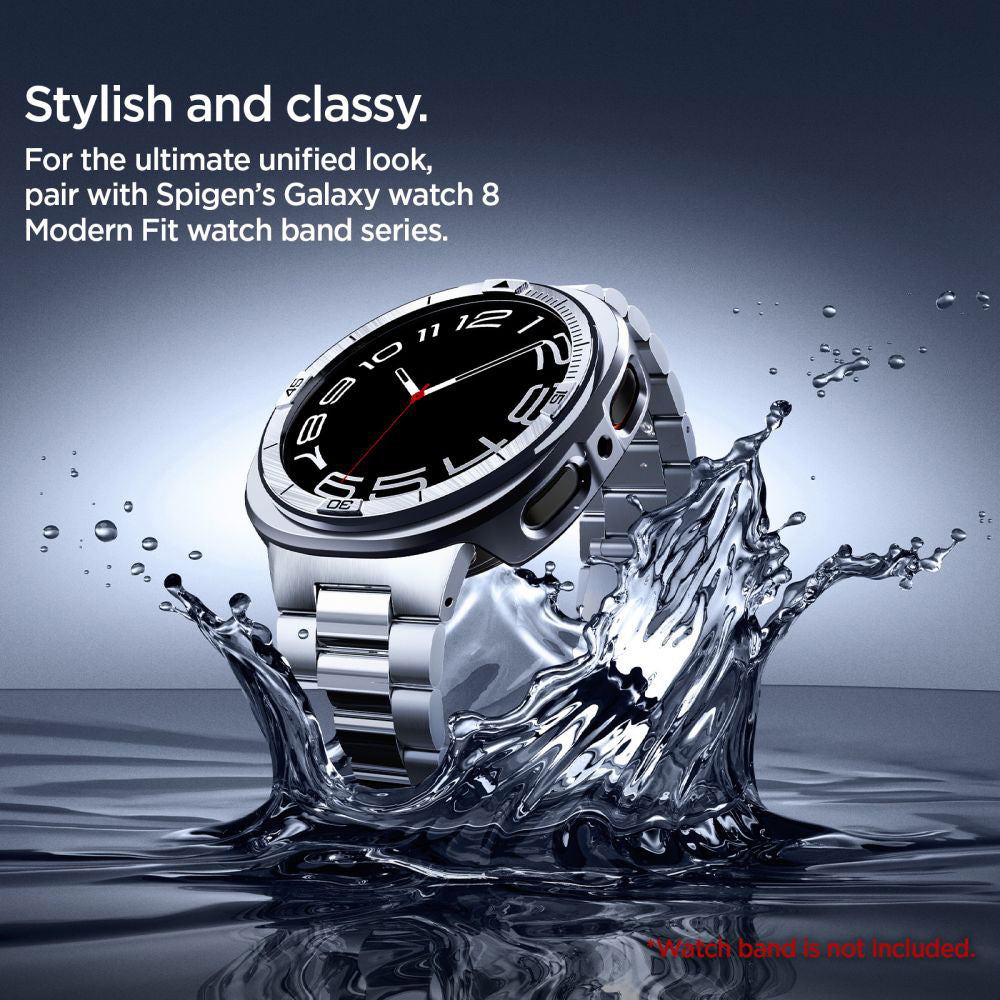 Προστατευτικό πλαίσιο Spigen Tune Pro Pilot για Samsung Galaxy Watch9 / Watch8 44mm, Ασημί ACS10011