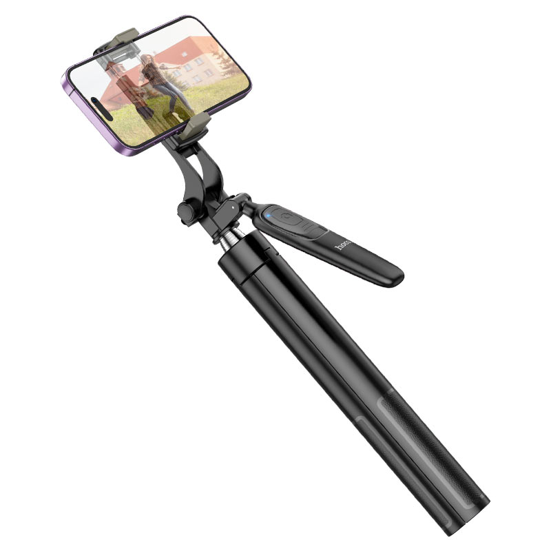 Selfie Stick Bluetooth HOCO K19 Soul Live Broadcast, Universal, Μαύρο