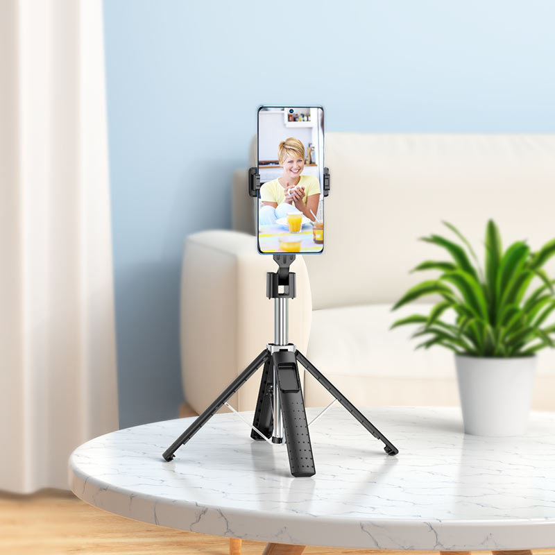 Bluetooth Selfie Stick HOCO K18, γενικής χρήσης, μαύρο
