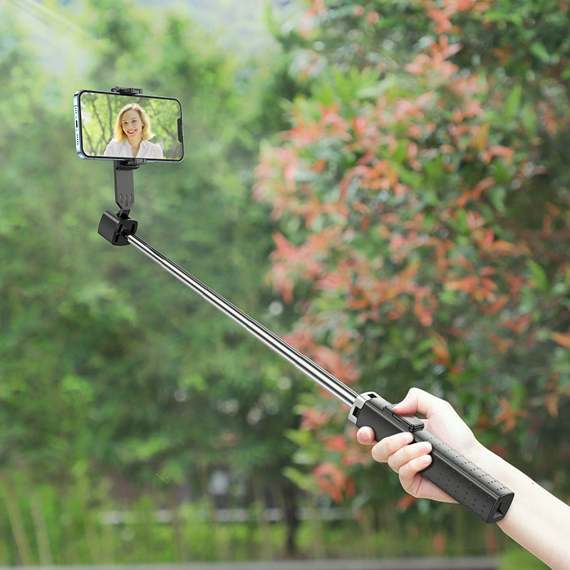 Bluetooth Selfie Stick HOCO K18, γενικής χρήσης, μαύρο