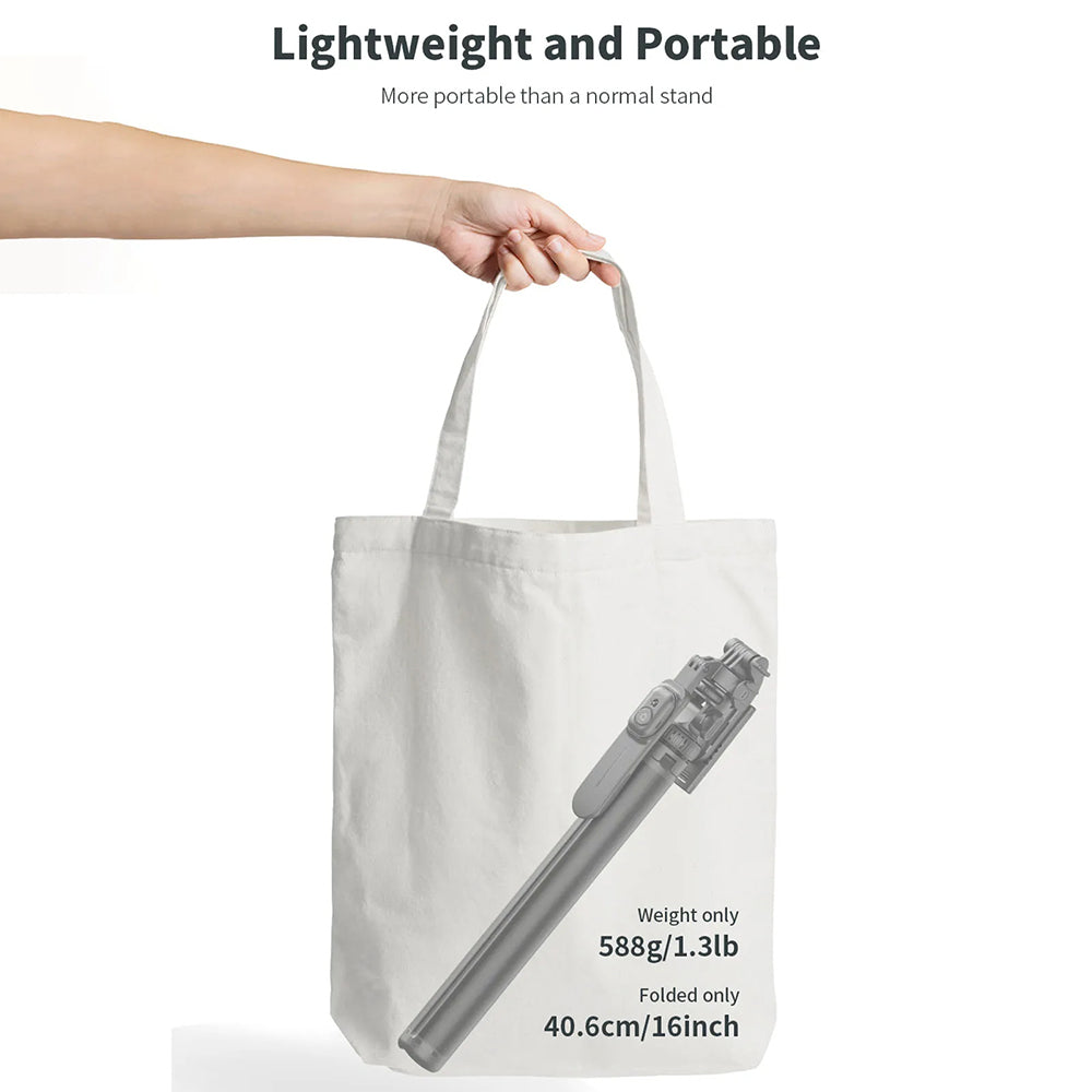 Selfie Stick Bluetooth Techsuit C05, Παγκόσμιος, Μαύρο