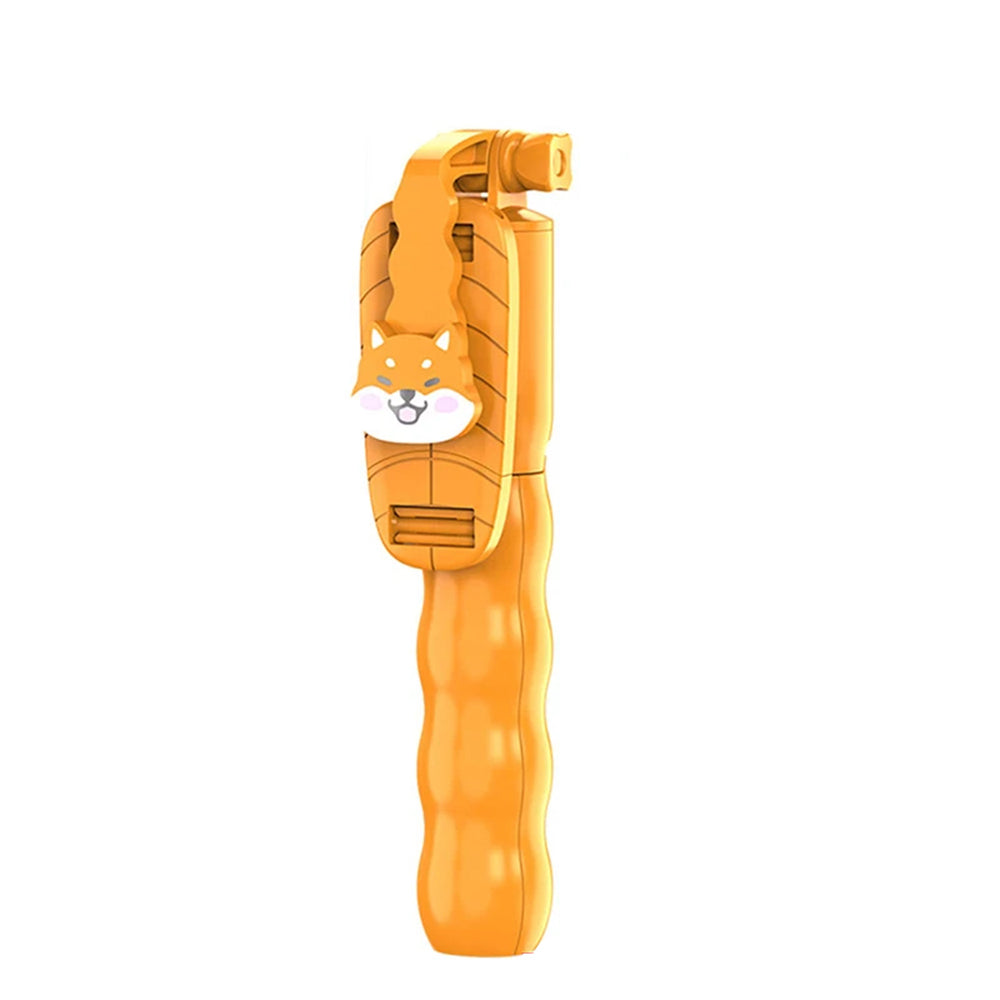 Selfie Stick Bluetooth Techsuit KT01, Universal, Πορτοκαλί