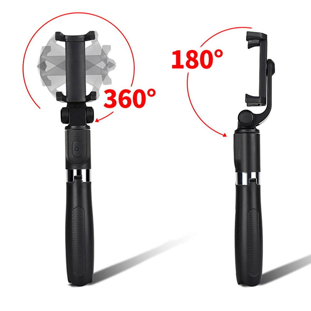 Selfie Stick Bluetooth Techsuit L01s, Παγκόσμιος, Μαύρο