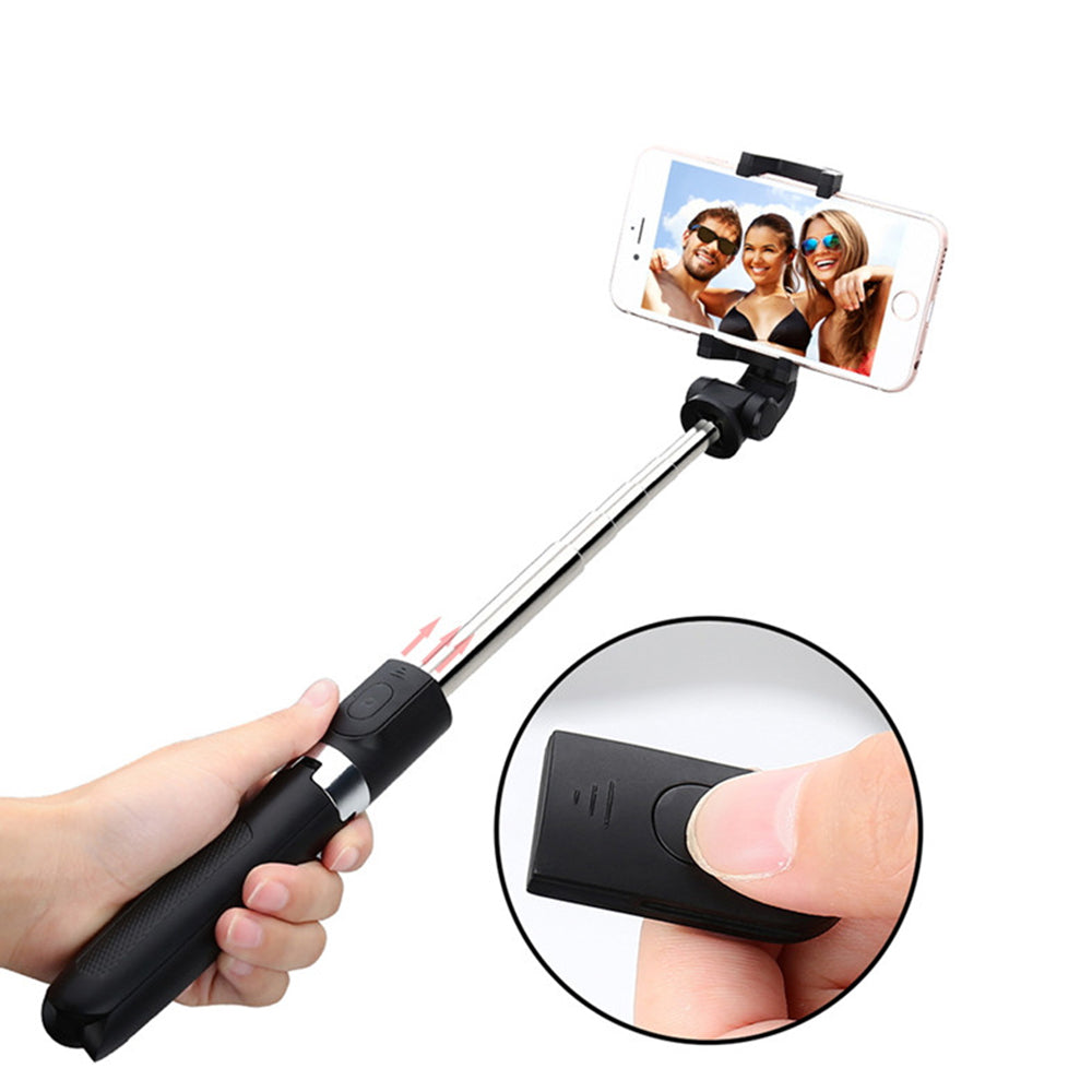 Selfie Stick Bluetooth Techsuit L01s, Παγκόσμιος, Μαύρο