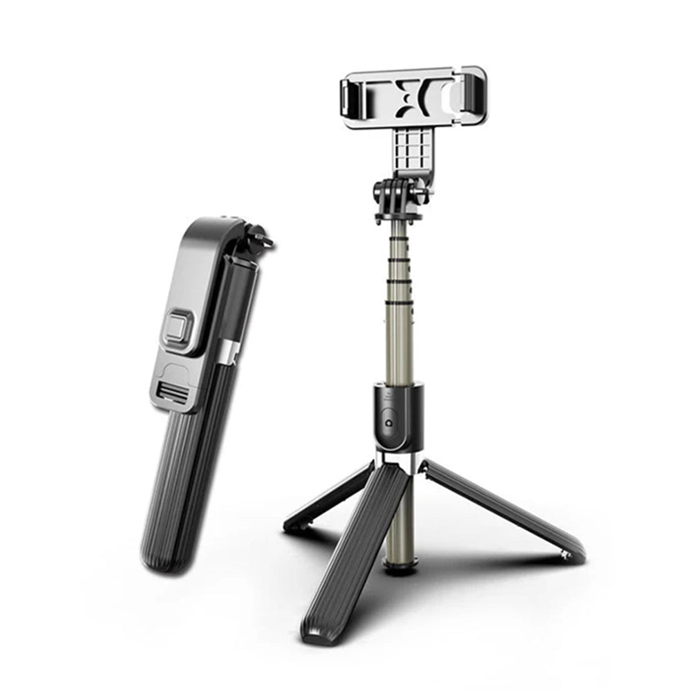 Selfie Stick Bluetooth Techsuit L03, Παγκόσμιος, Μαύρος