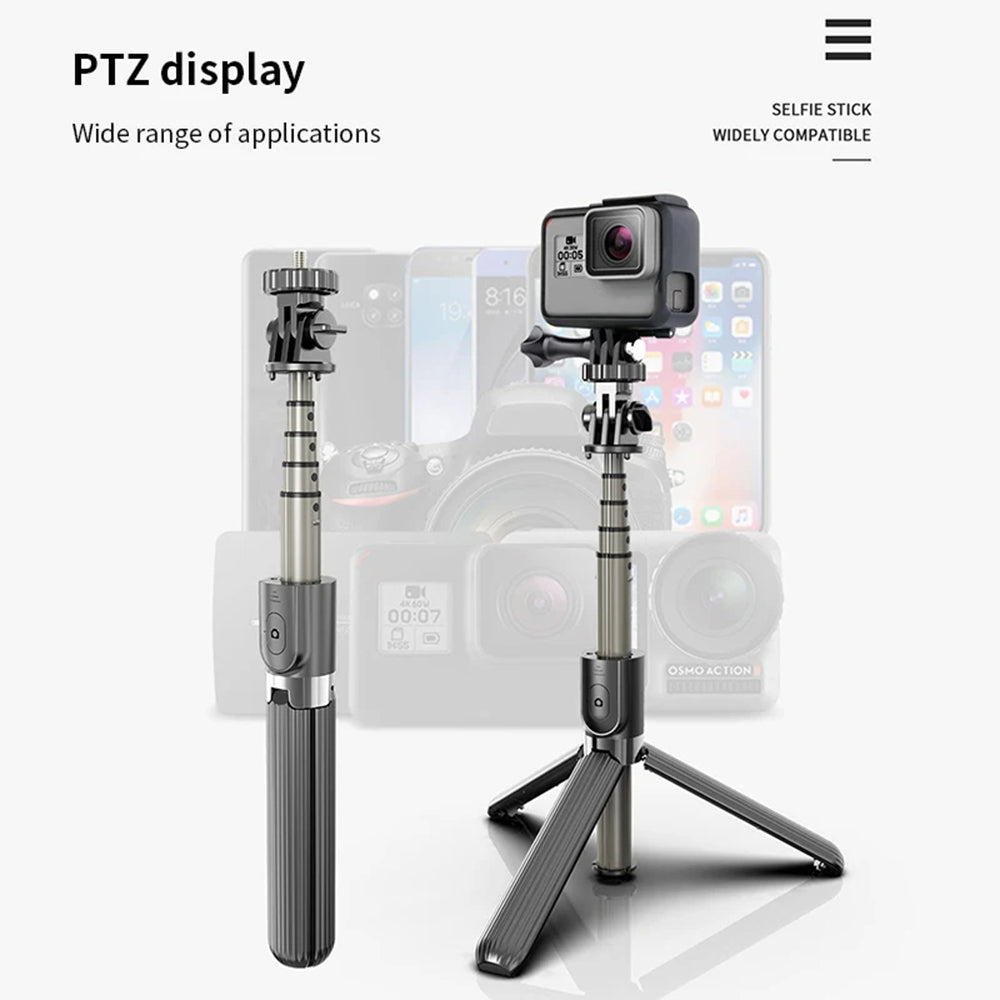 Selfie Stick Bluetooth Techsuit L03, Παγκόσμιος, Μαύρος