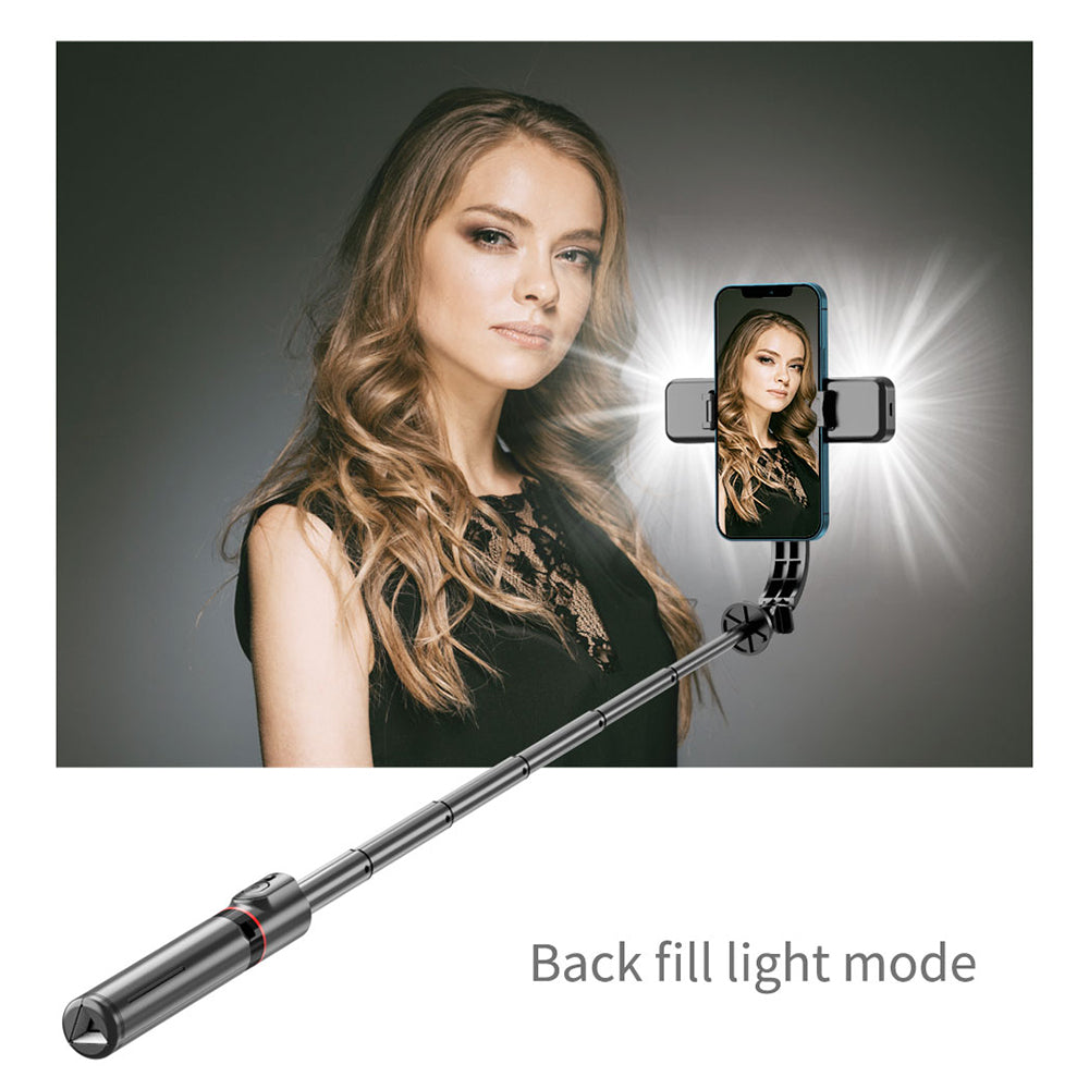 Selfie Stick Bluetooth Techsuit L12D, Παγκόσμιος, Μαύρο