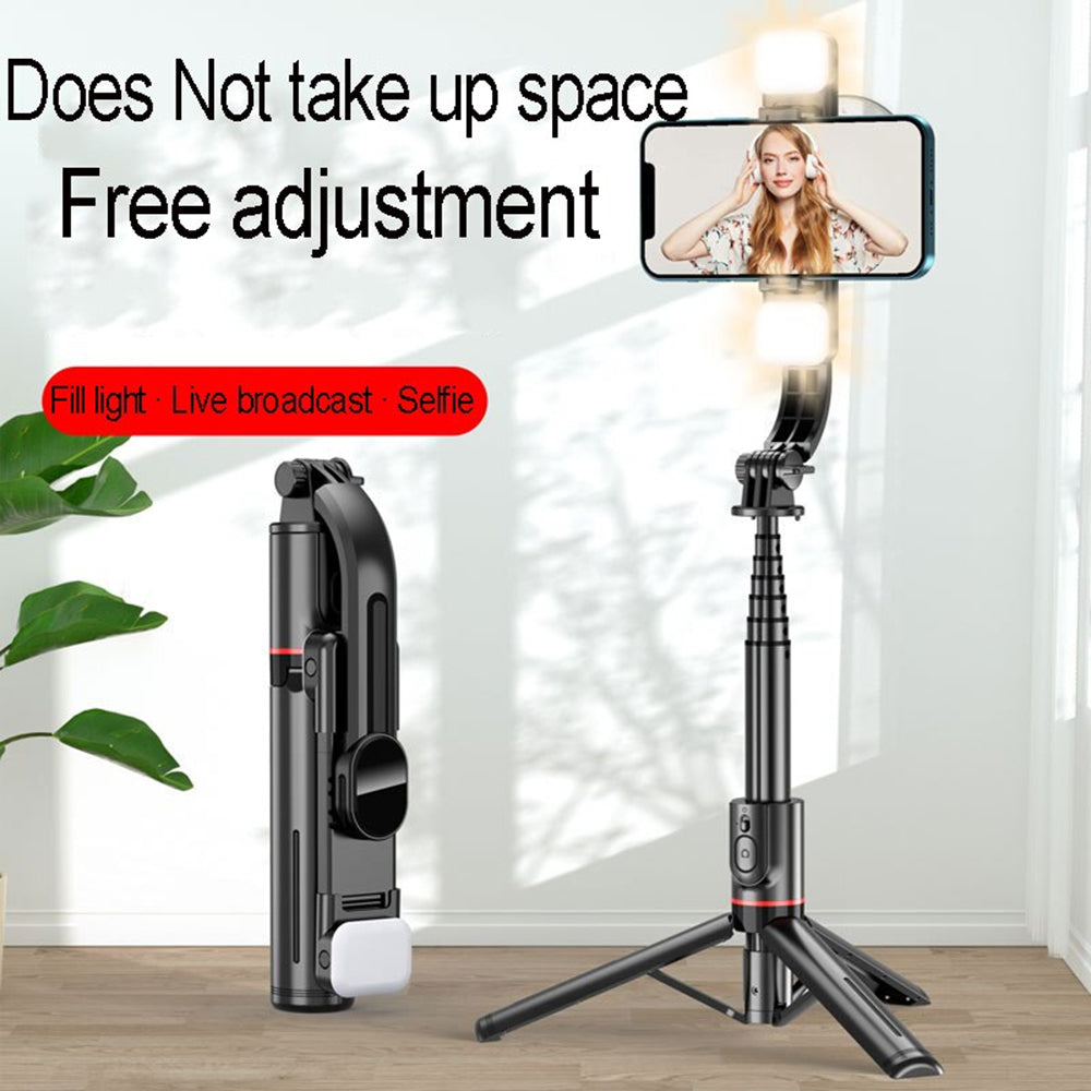 Selfie Stick Bluetooth Techsuit L12D, Παγκόσμιος, Μαύρο