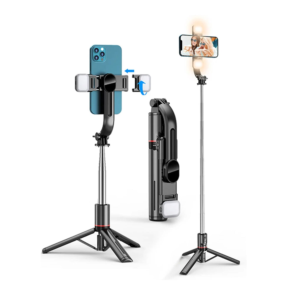 Selfie Stick Bluetooth Techsuit L13d, Παγκόσμιος, Μαύρο