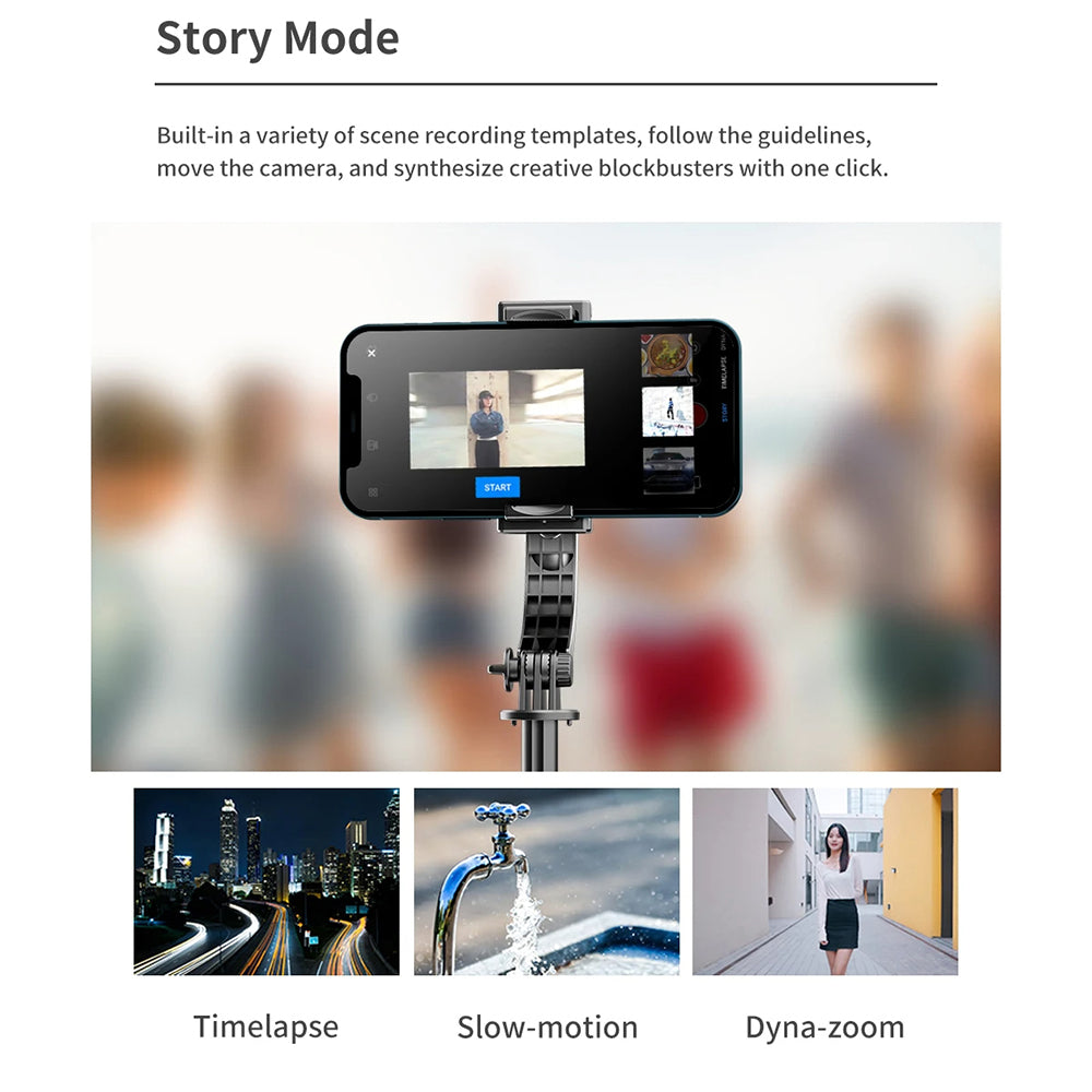 Selfie Stick Bluetooth Techsuit L19s, Παγκόσμιος, Μαύρο