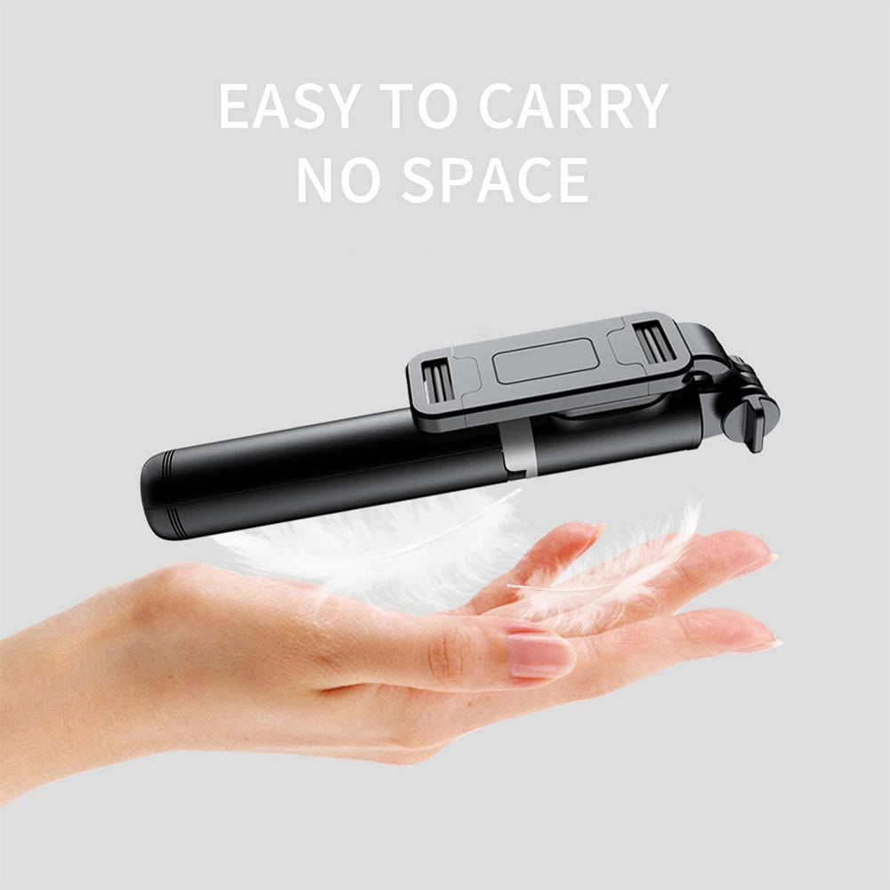 Selfie Stick Bluetooth Techsuit Q01, Παγκόσμιος, Μαύρος
