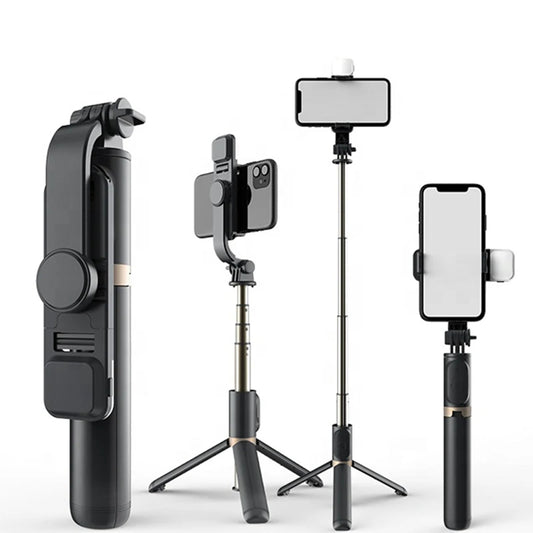 Selfie Stick Bluetooth Techsuit Q03s, Παγκόσμιος, Μαύρο