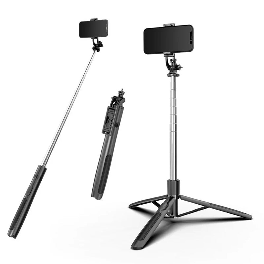 Selfie Stick Bluetooth Techsuit Q05, Παγκόσμιος, Μαύρο