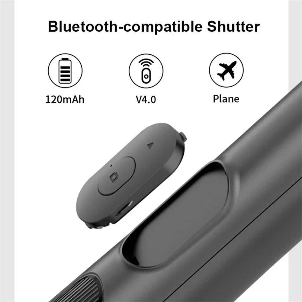 Selfie Stick Bluetooth Techsuit Q05, Παγκόσμιος, Μαύρο