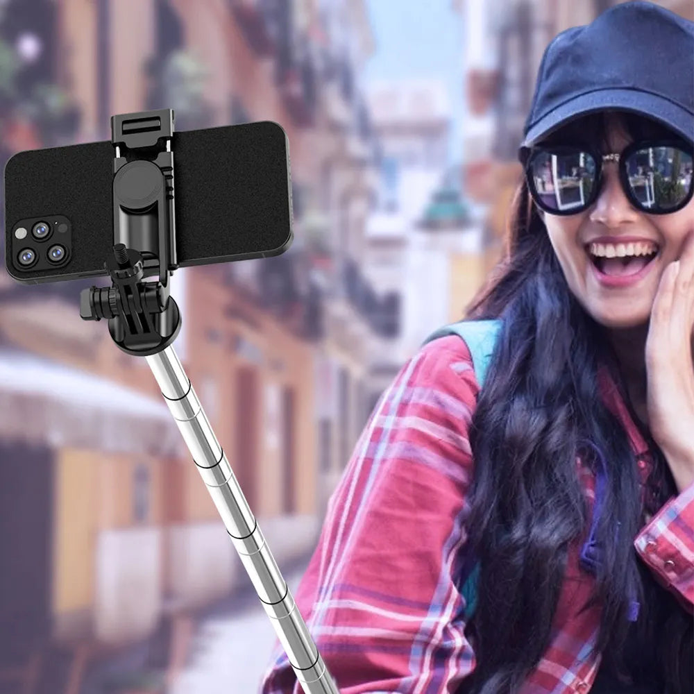 Selfie Stick Bluetooth Techsuit Q05, Παγκόσμιος, Μαύρο
