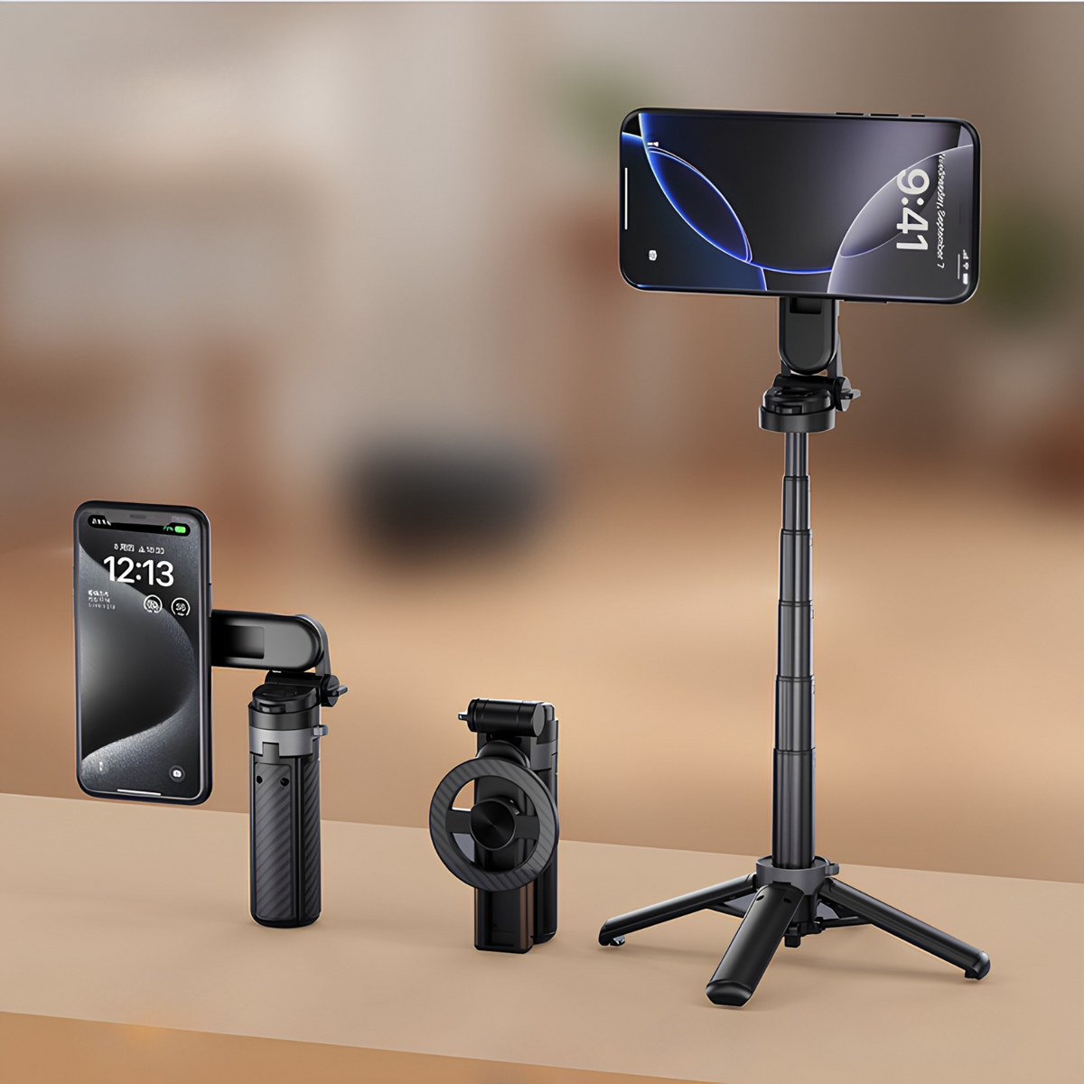 Selfie Stick Bluetooth XO Design SS25 Pro, Universal, Μαύρο