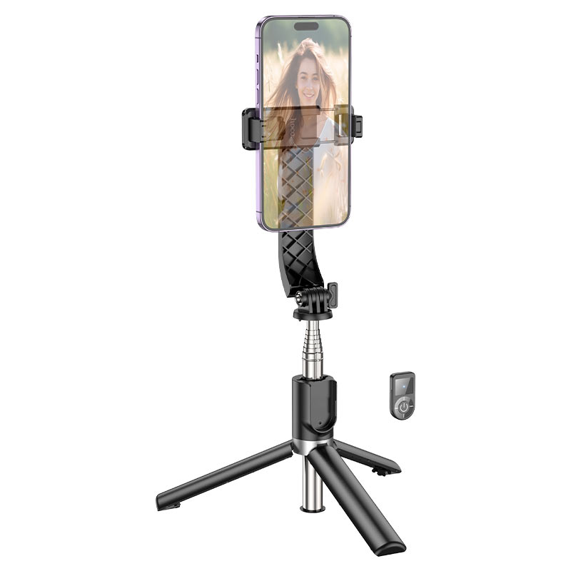HOCO K20 Bluetooth Selfie Stick, Universal, Μαύρο