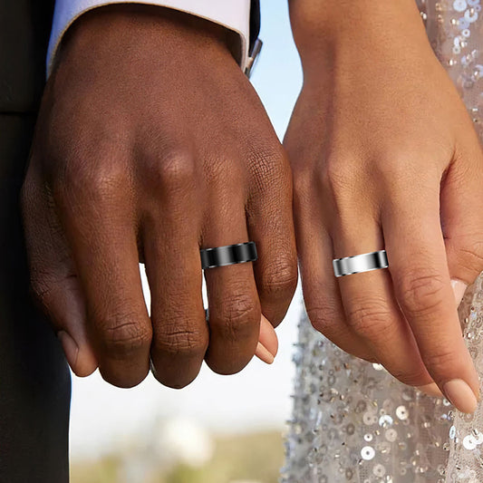 Smart Ring Techsuit R6, Μέγεθος 8, Μαύρο