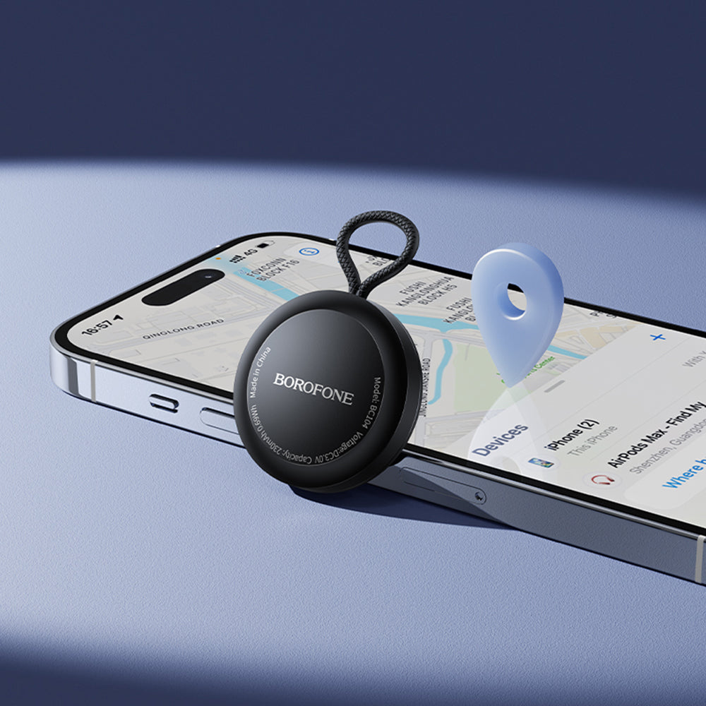Borofone SmartTag BC104 για iOS Series, Μαύρο