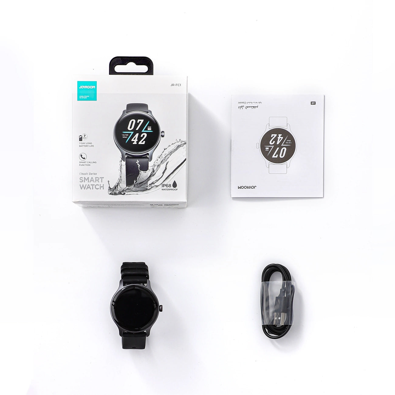 Smartwatch Joyroom JR-FC1 Call, Γκρι