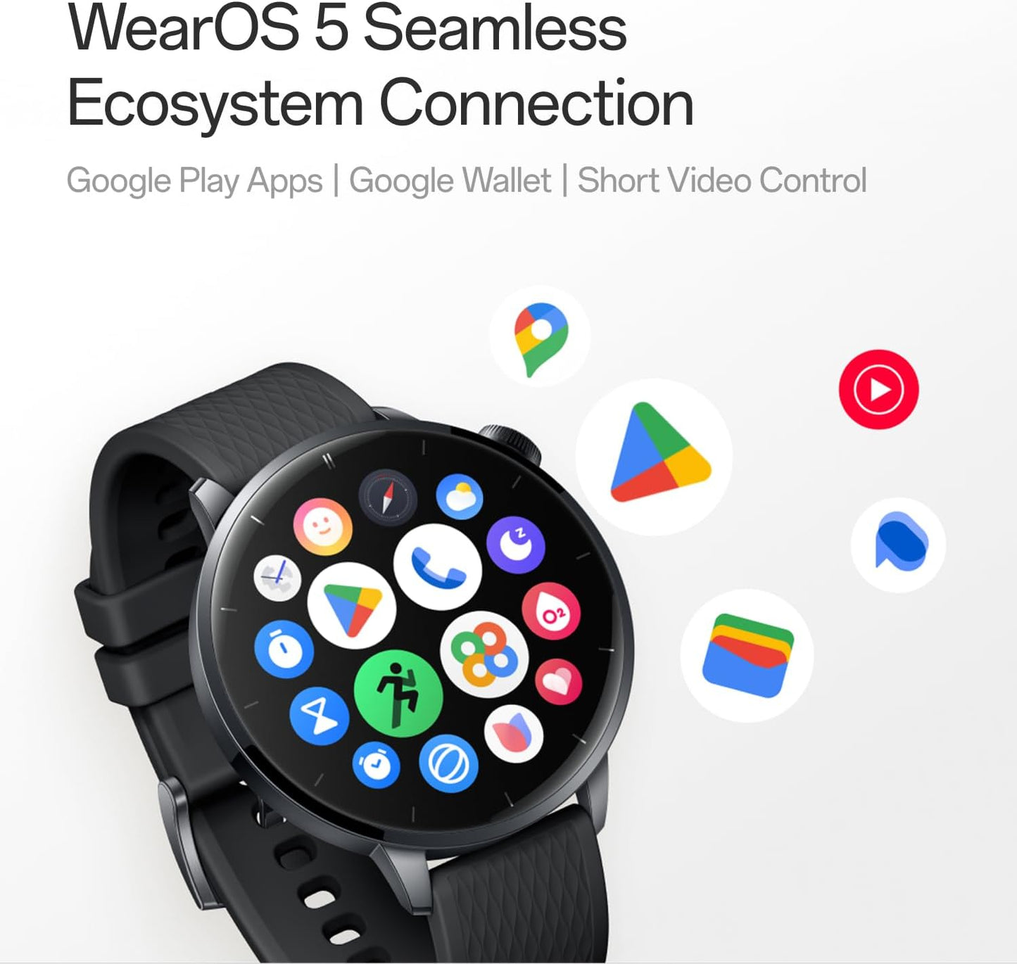 Smartwatch OnePlus Watch 3, 43mm, Μαύρο 5491100421