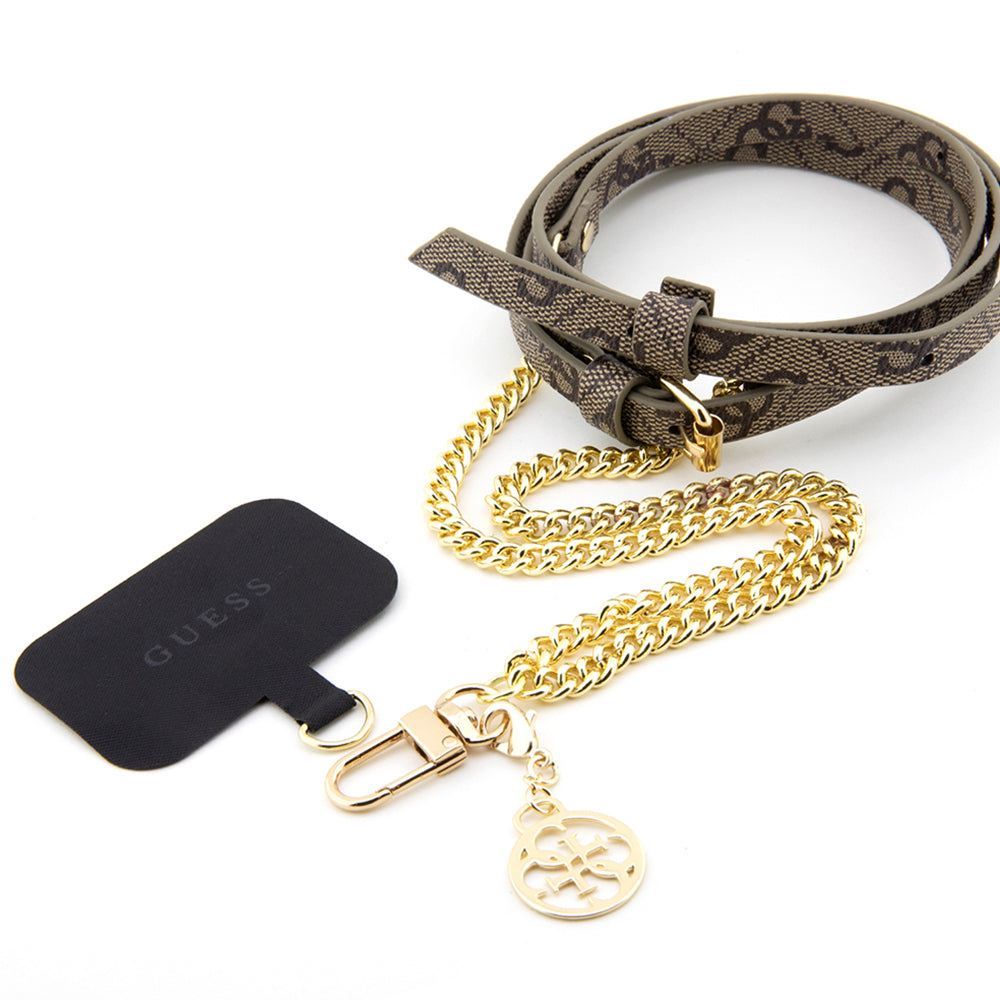 Κορδόνι Τηλεφώνου Guess 4G Chain CBDY, Καφέ