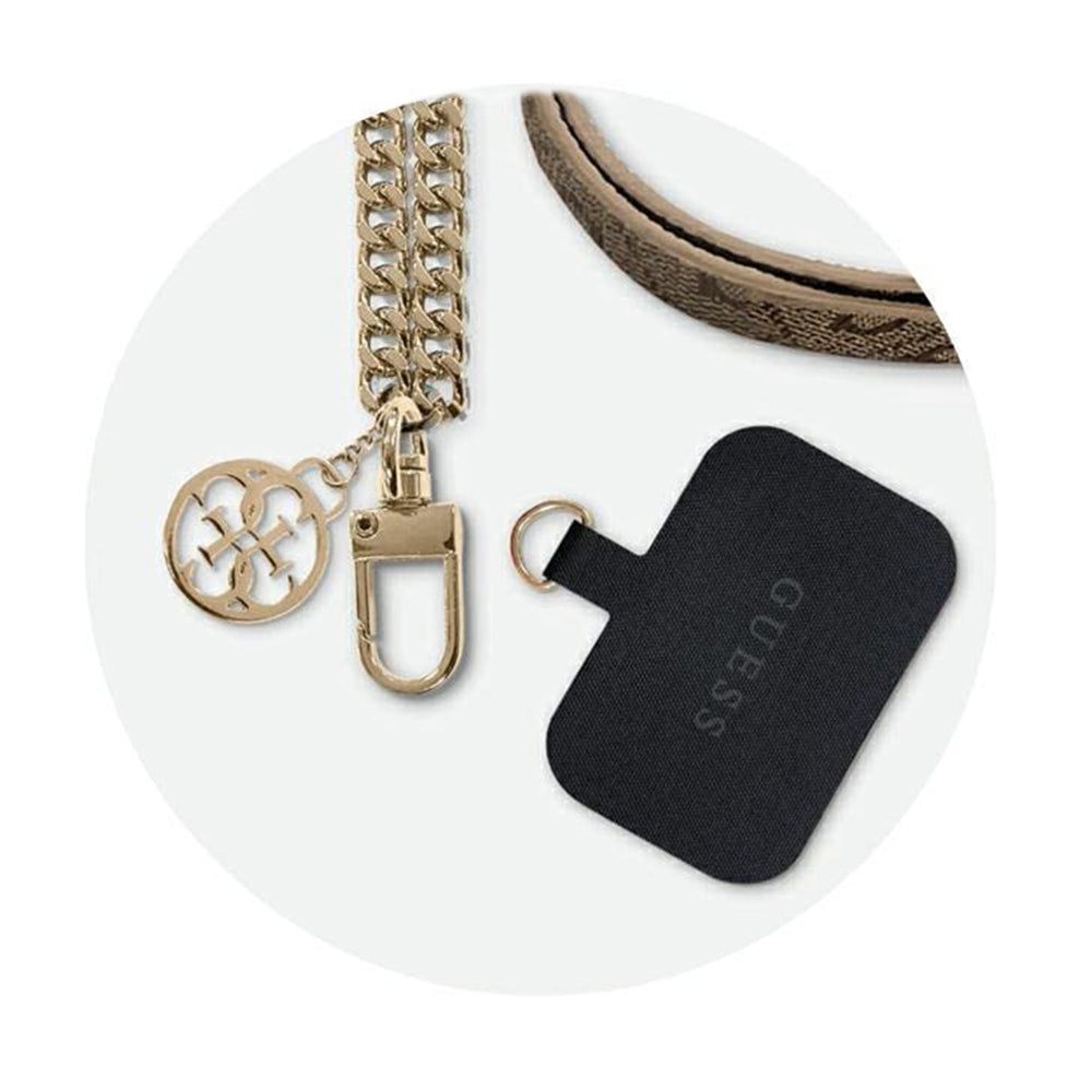 Κορδόνι Τηλεφώνου Guess 4G Chain CBDY, Καφέ