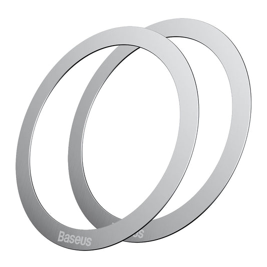 Μεταλλικό αυτοκόλλητο Baseus Halo Series, σετ 2 τεμαχίων, ασημί PCCH000012