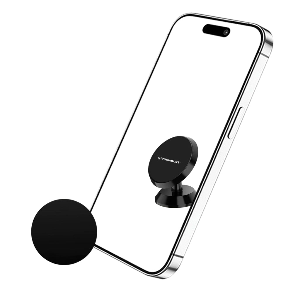 Μαγνητική Βάση Αυτοκινήτου Techsuit S10, Παγκόσμια, Μαύρη