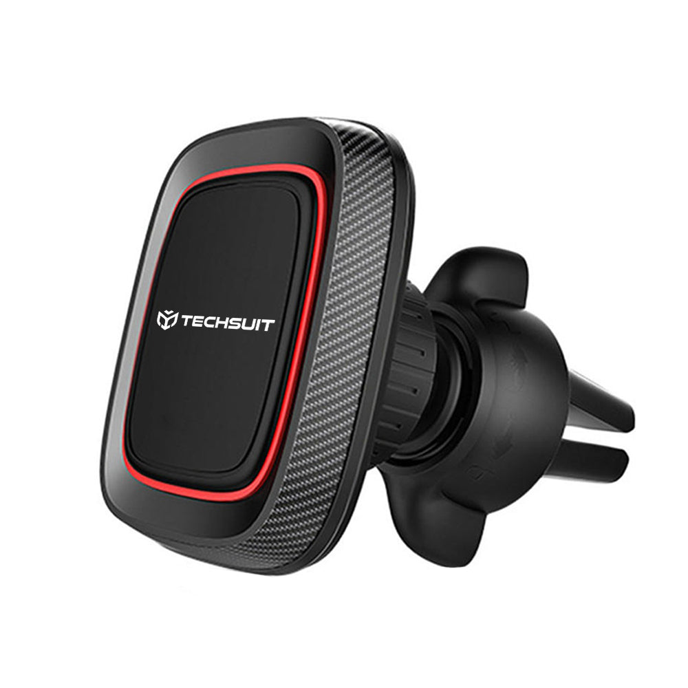 Μαγνητική Βάση Αυτοκινήτου Techsuit S4, Παγκόσμια, Μαύρο Κόκκινο