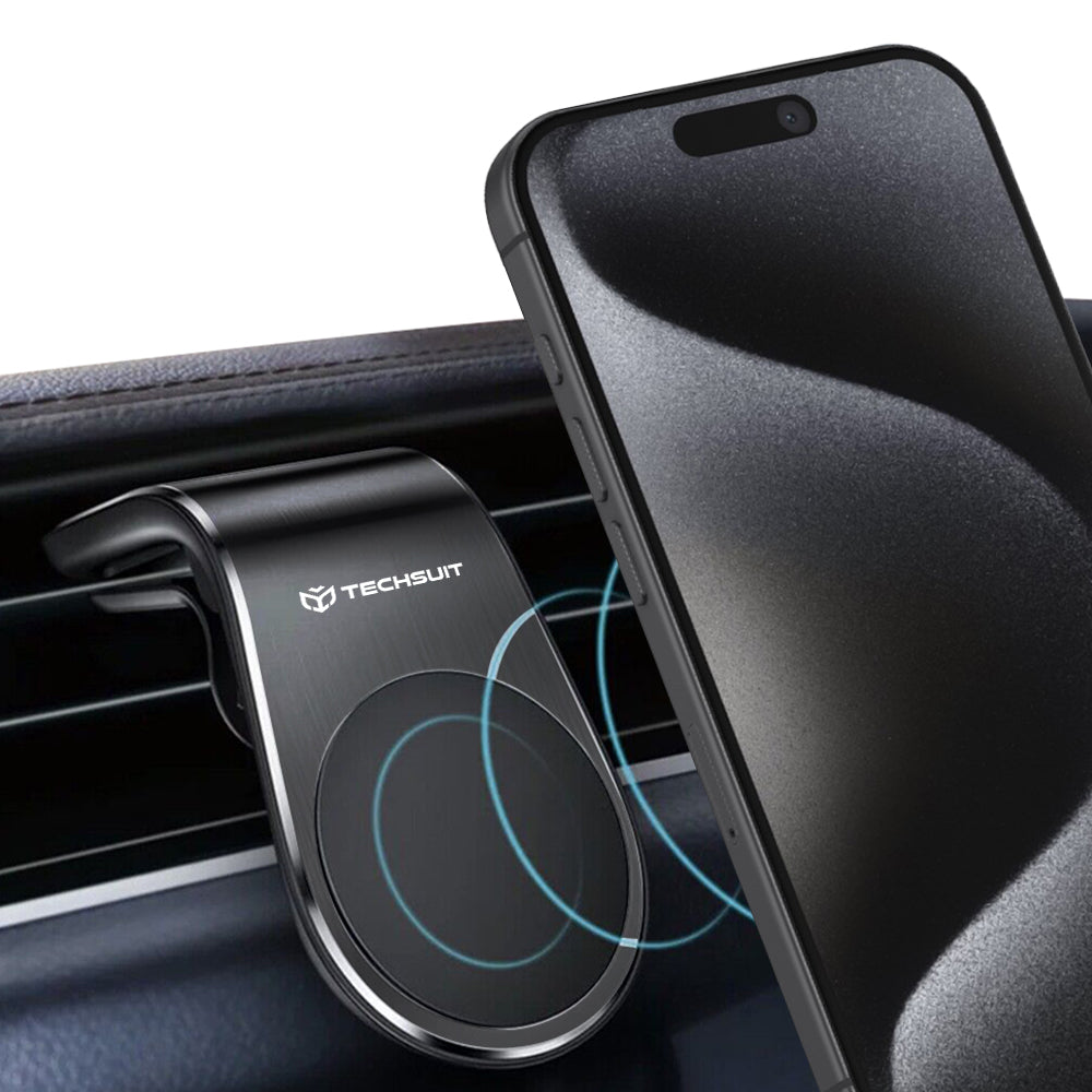 Μαγνητική Βάση Αυτοκινήτου Techsuit S7, Παγκόσμια, Ασημί