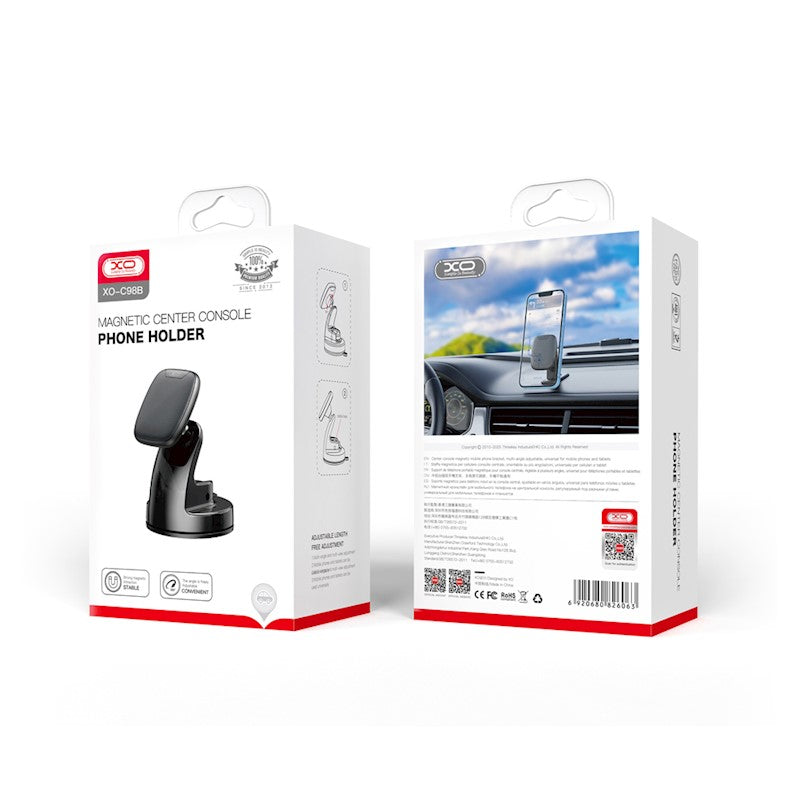 XO Design Μαγνητική θήκη αυτοκινήτου C98B, γενικής χρήσης, μαύρο