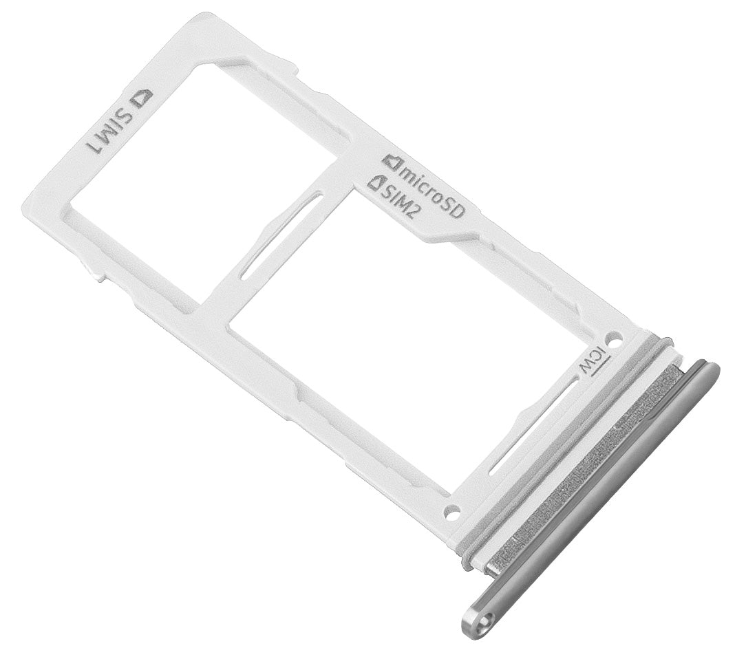 SIM Card Holder for Samsung Galaxy S10+ G975 / S10 G973, Dual SIM, Grey
