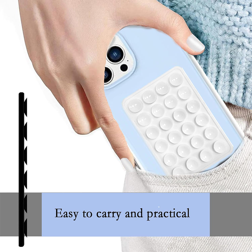 Βάση με Βεντούζες Techsuit SL-PAD, Παστέλ Ροζ