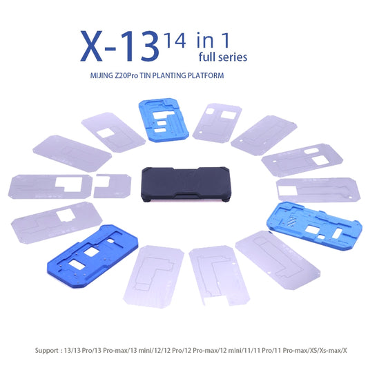 Εργασιακή Βάση Reballing Mijing Z20 Pro για Apple iPhone X - 13 Pro Max Series