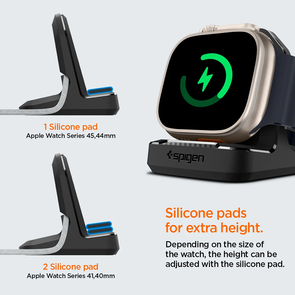 Βάση Spigen Rugged Armor για Apple Watch Series, Μαύρο AMP05764