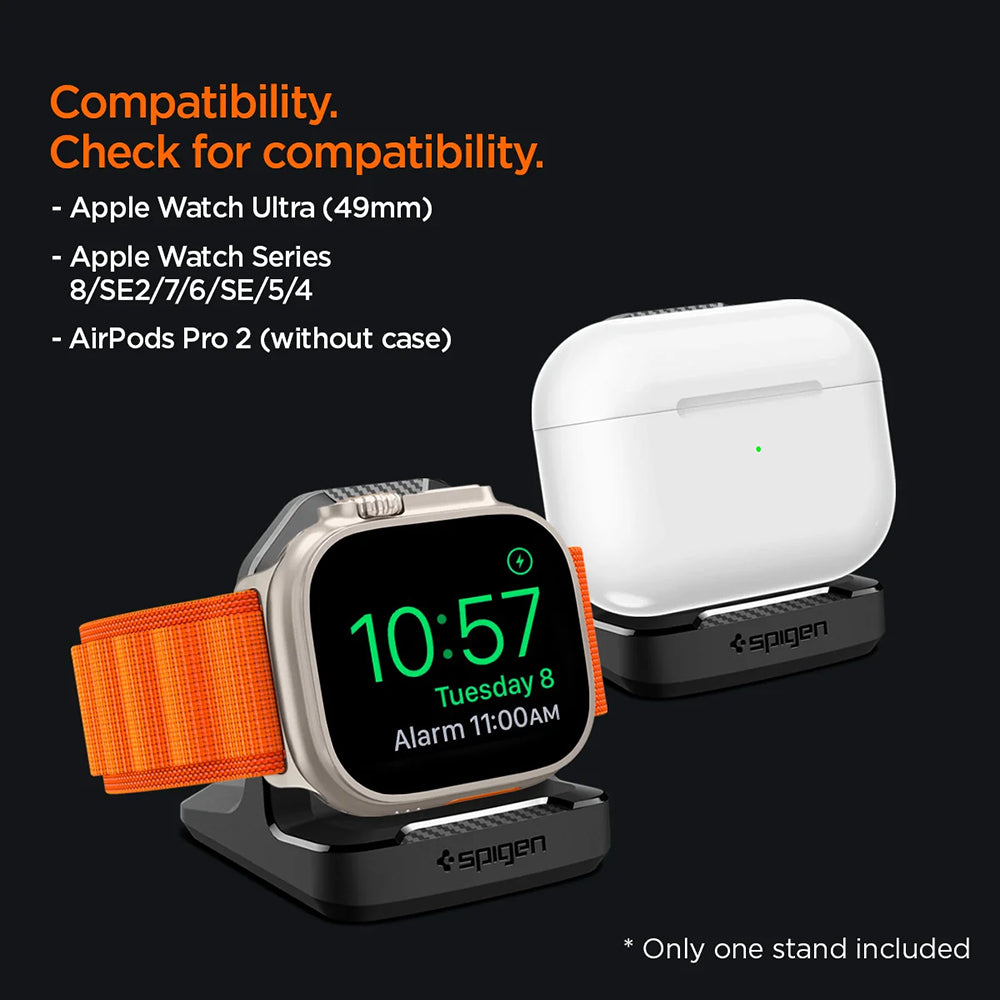 Βάση Spigen Rugged Armor για Apple Watch Series, Μαύρο AMP05764