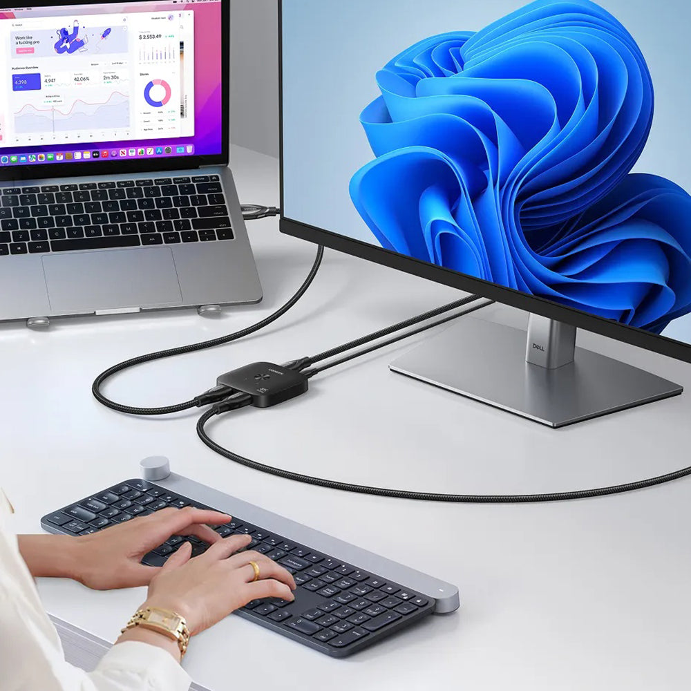 Switch Video HDMI UGREEN 65877, Μαύρο