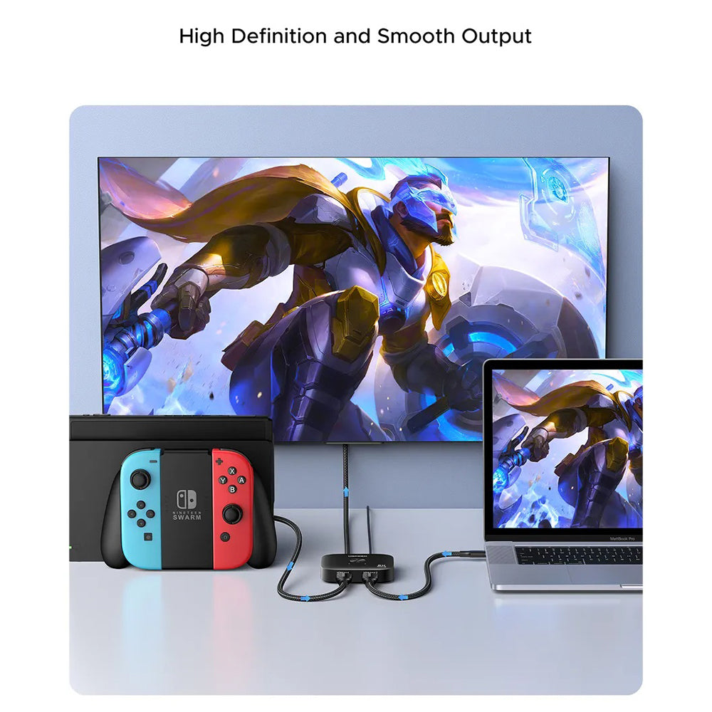 Switch Video HDMI UGREEN 65877, Μαύρο