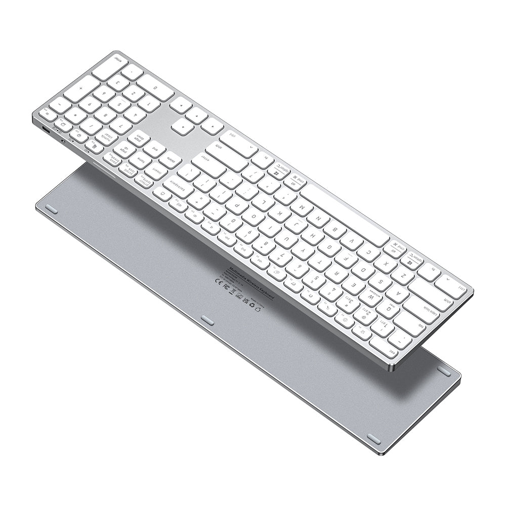 Ασύρματο πληκτρολόγιο Bluetooth DUX DUCIS LK, Λευκό