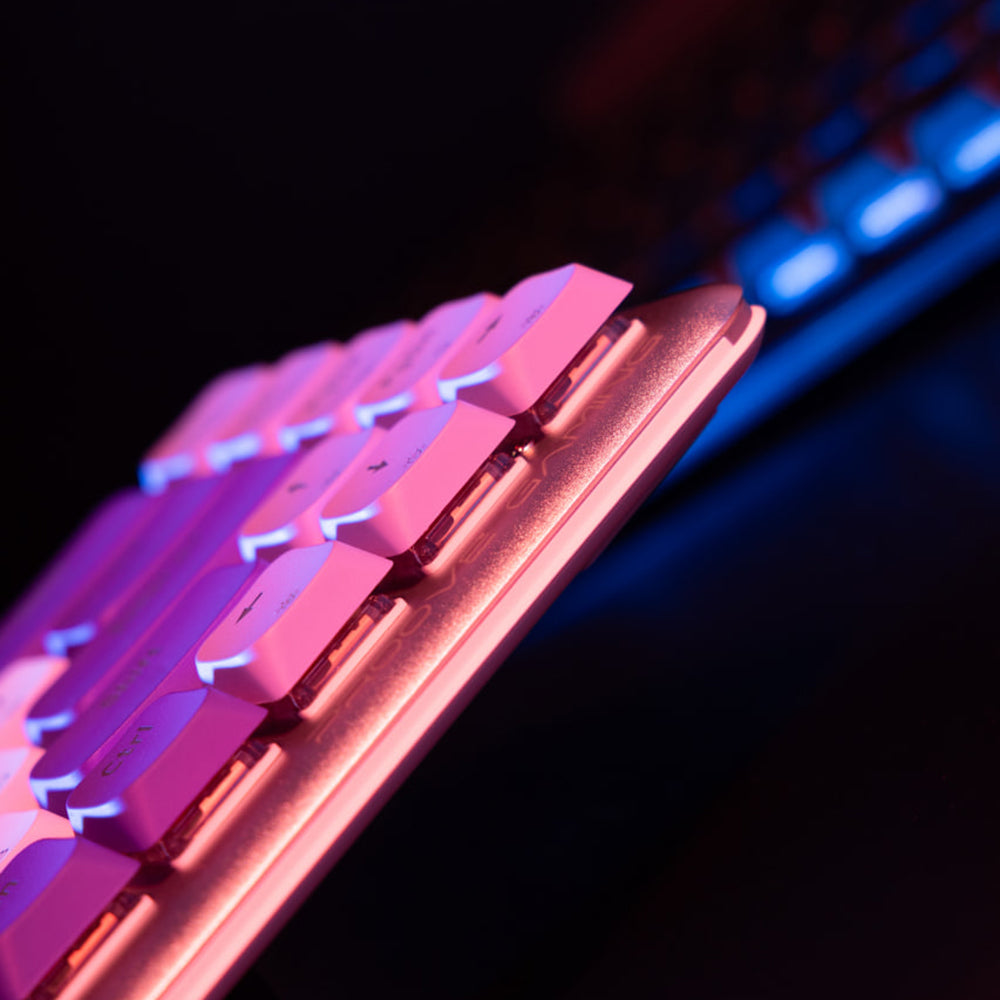 Ασύρματο Gaming Πληκτρολόγιο Proove AFK, RGB, BT / Wi-Fi / Ενσύρματο, 1.5m, Λευκό WKAFKEN22002