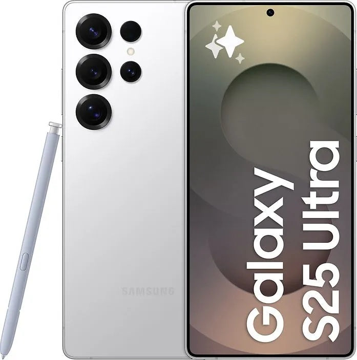 Κινητό Τηλέφωνο Samsung Galaxy S25 Ultra, 256GB, 12GB, Titanium Whitesilver DACH SM-S938BZSDEUE