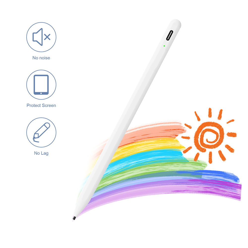 Touch Pen Techsuit A580S για Apple iPad, Ενεργή Έκδοση, Λευκό