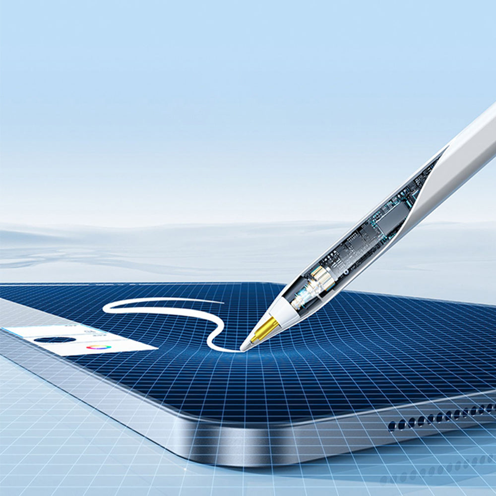 Touch Pen Techsuit AC20-Pro for Apple iPad, Active Version, White